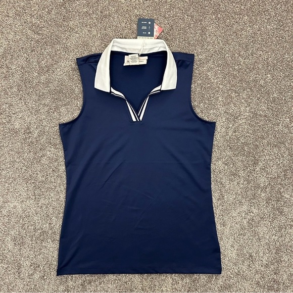 Tommy Bahama Women Racquet & Paddle Sleeveless V-Neck Top Size S - Small - NWT - Picture 2 of 11